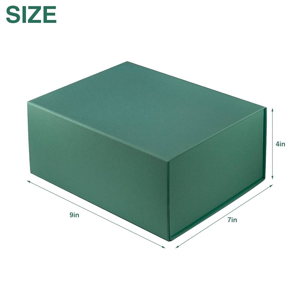 Amazon.com: MOYEUPAC Green Gift Box,9